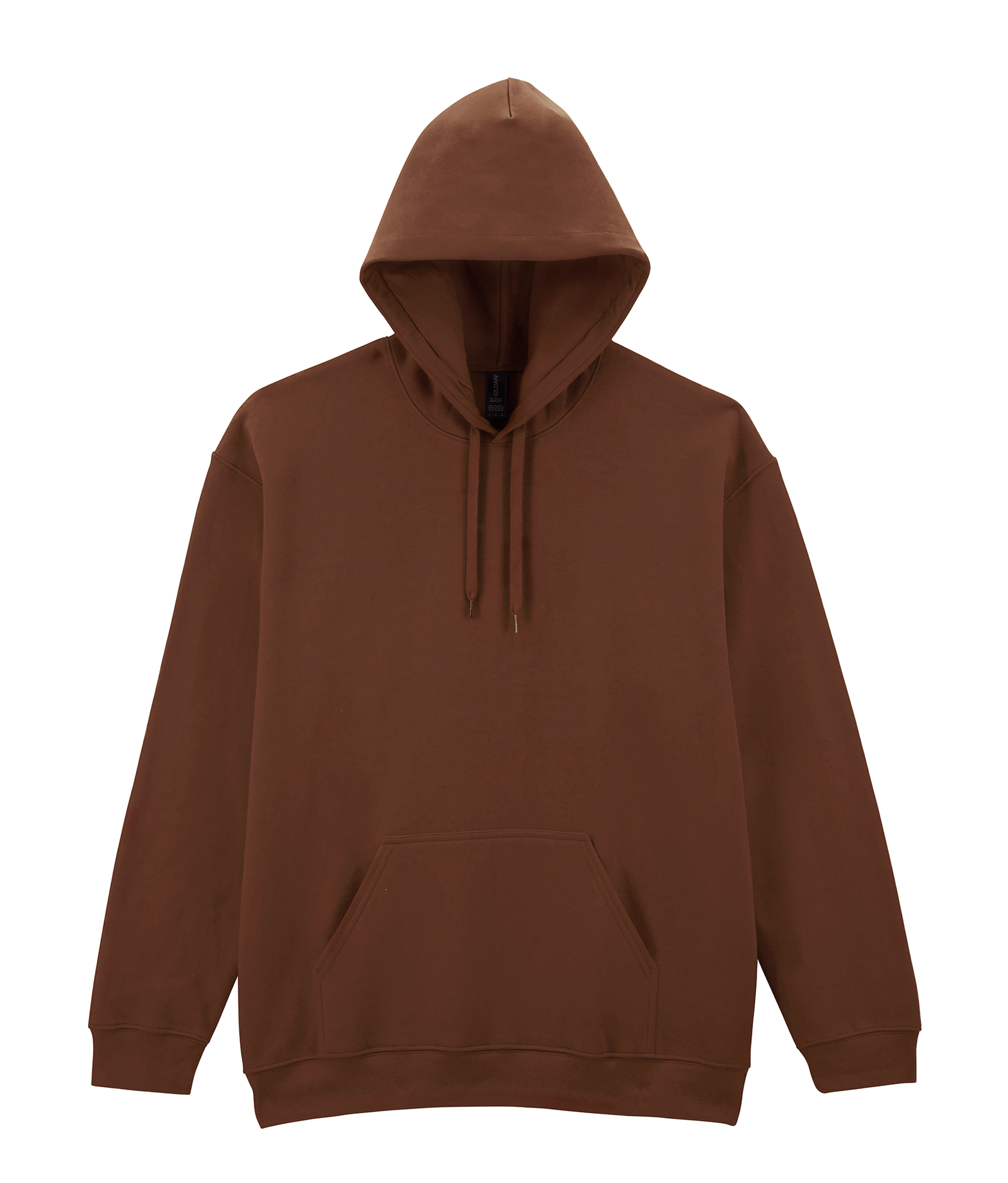 Sweat-shirt à capuche Midweight Softstyle — Vue de face - Cocoa