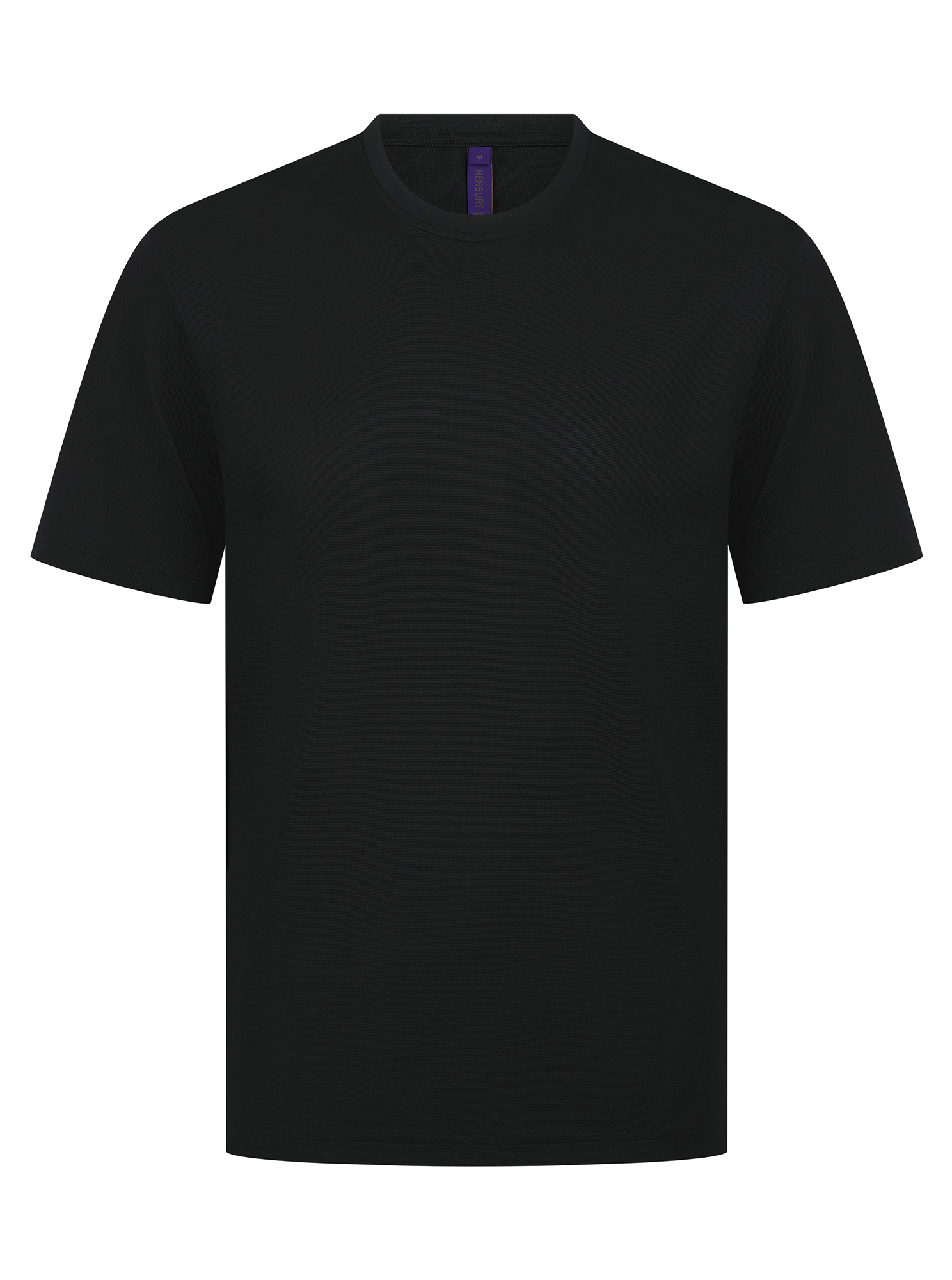 T-shirt Coolplus® unisexe — Vue de face - Black