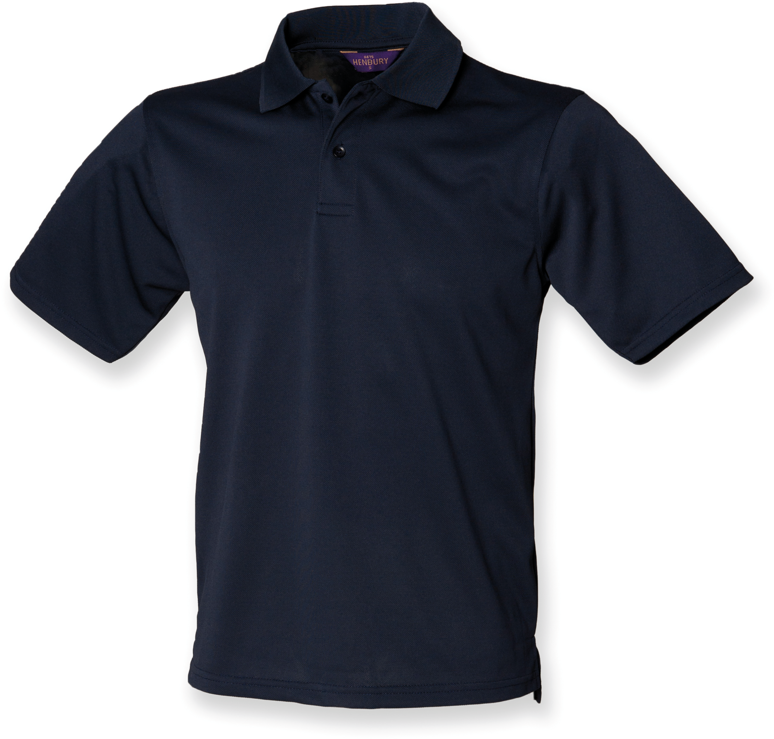 Polo homme Coolplus® — Vue de face - Navy