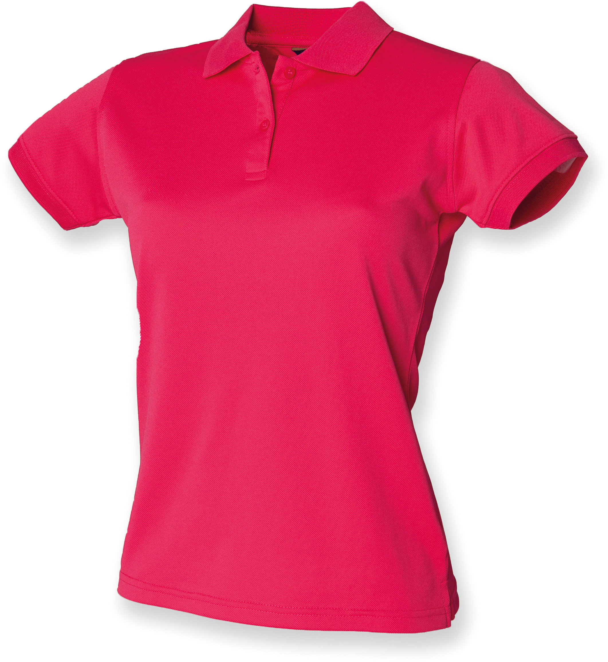 Polo femme Coolplus® — Vue de face - Bright Pink