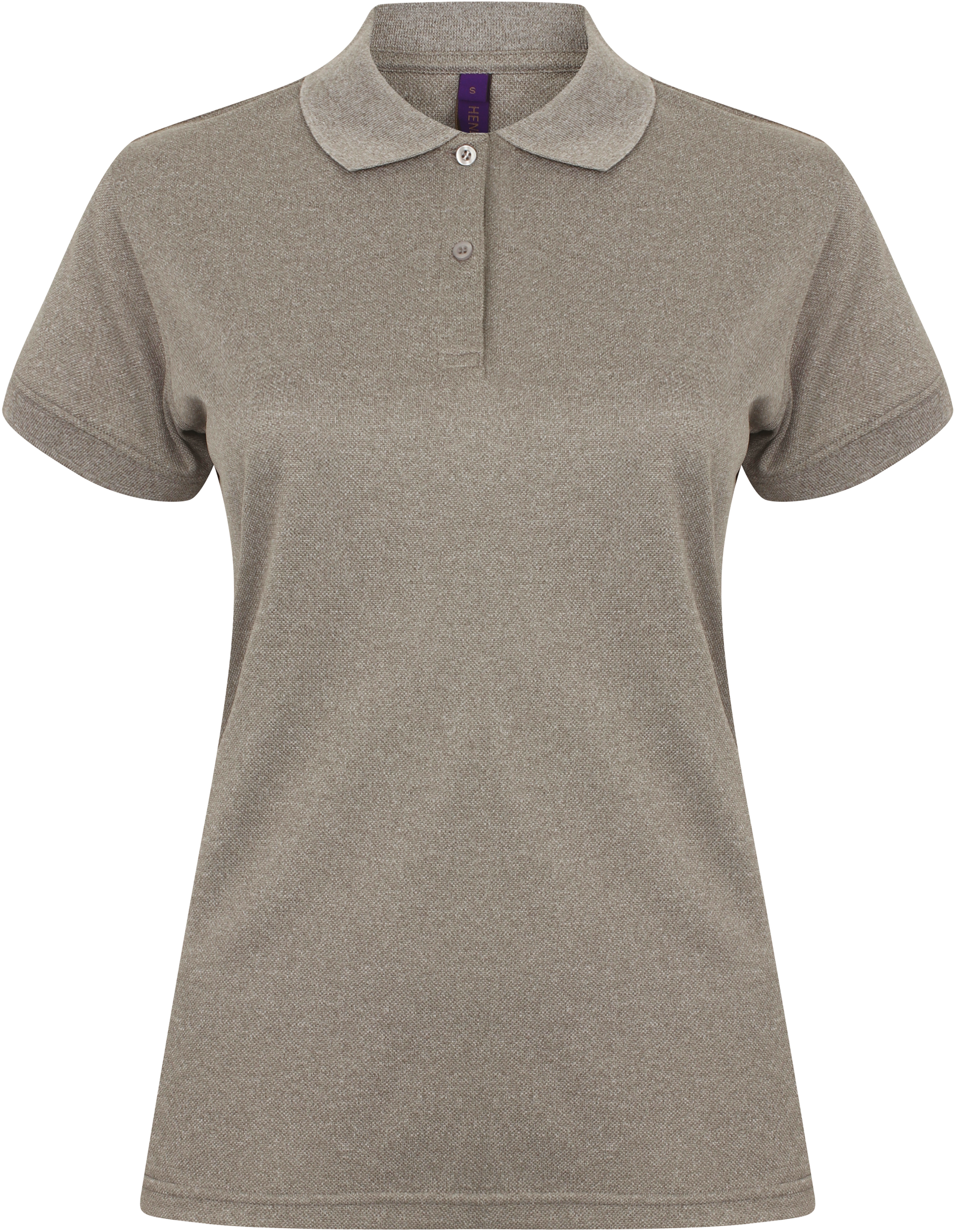 Polo femme Coolplus® — Vue de face - Heather Grey