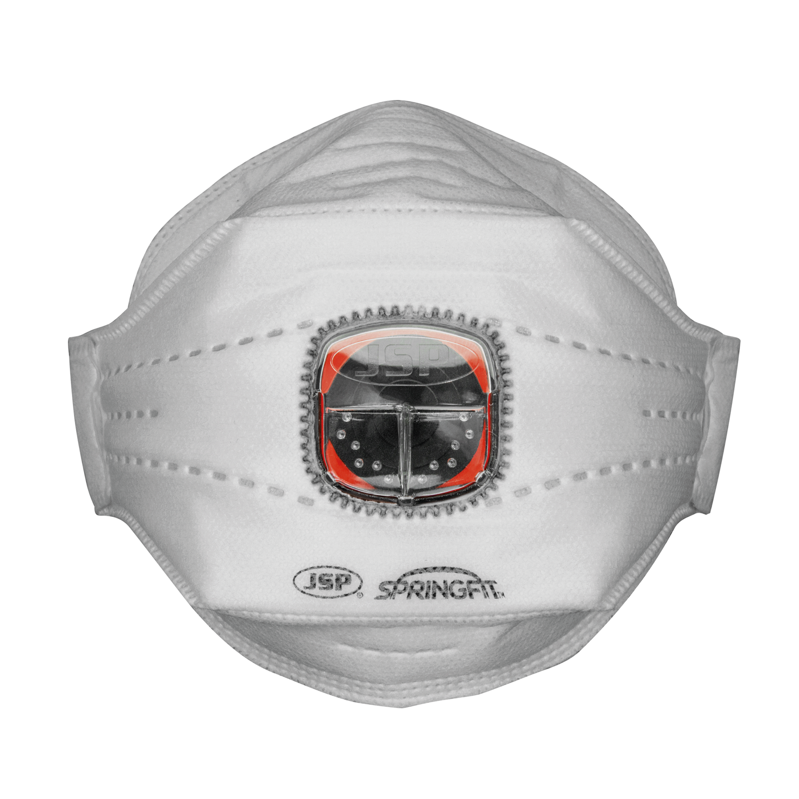 Masque jetable trois plis Springfit™ FFP3V (435) avec Valve Typhoon — Vue de face - White