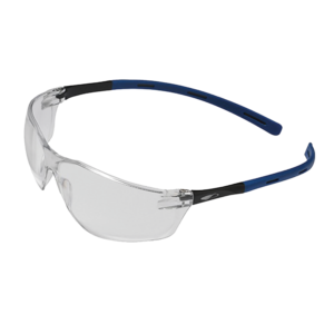 Rigi™ lunette de sécurité oculaire fumé AS/AF KN UV400 — Vue de face - Blue