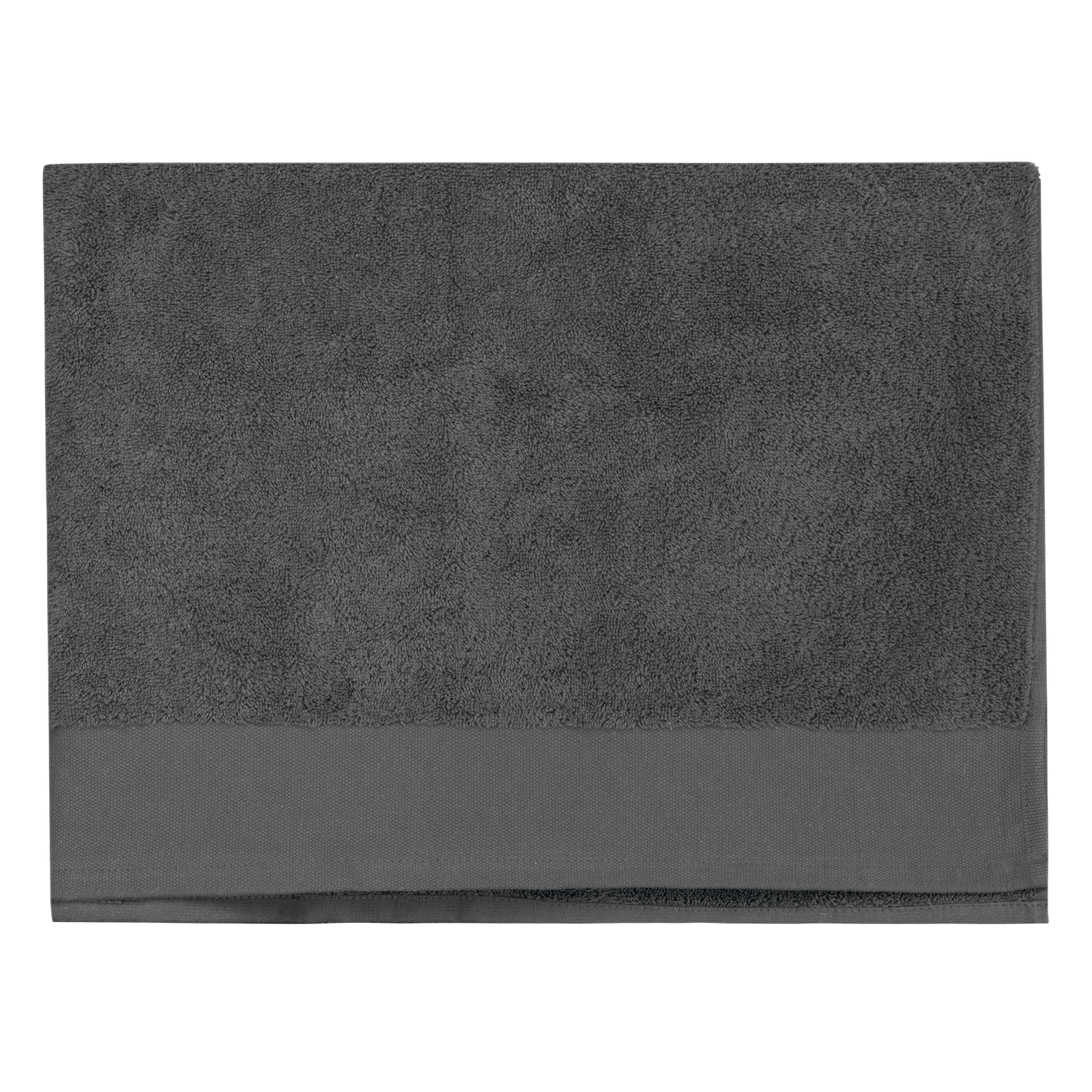 Serviette de bain Bio 150 x 100 cm — Vue de face - Iron Grey