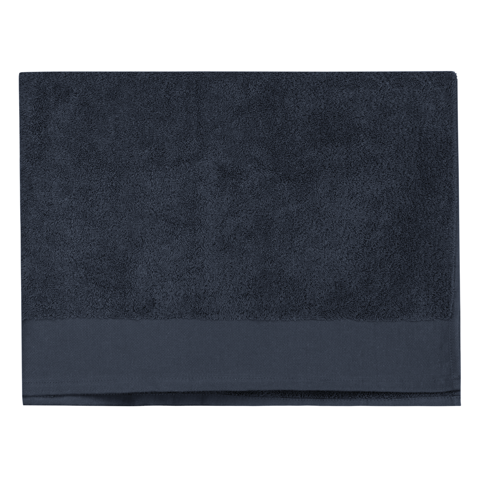 Serviette de bain Bio 150 x 100 cm — Vue de face - Navy
