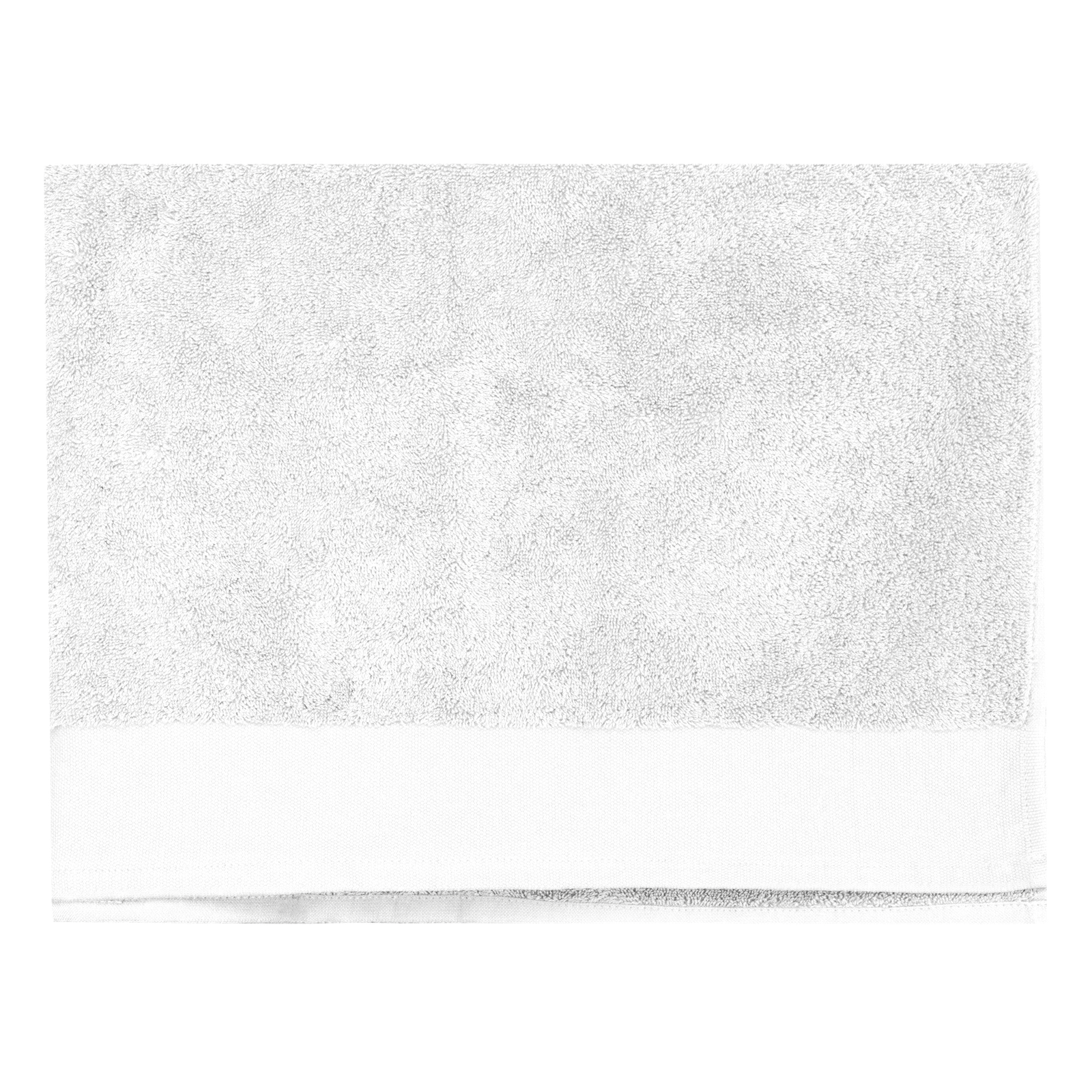 Serviette de bain Bio 150 x 100 cm — Vue de face - White