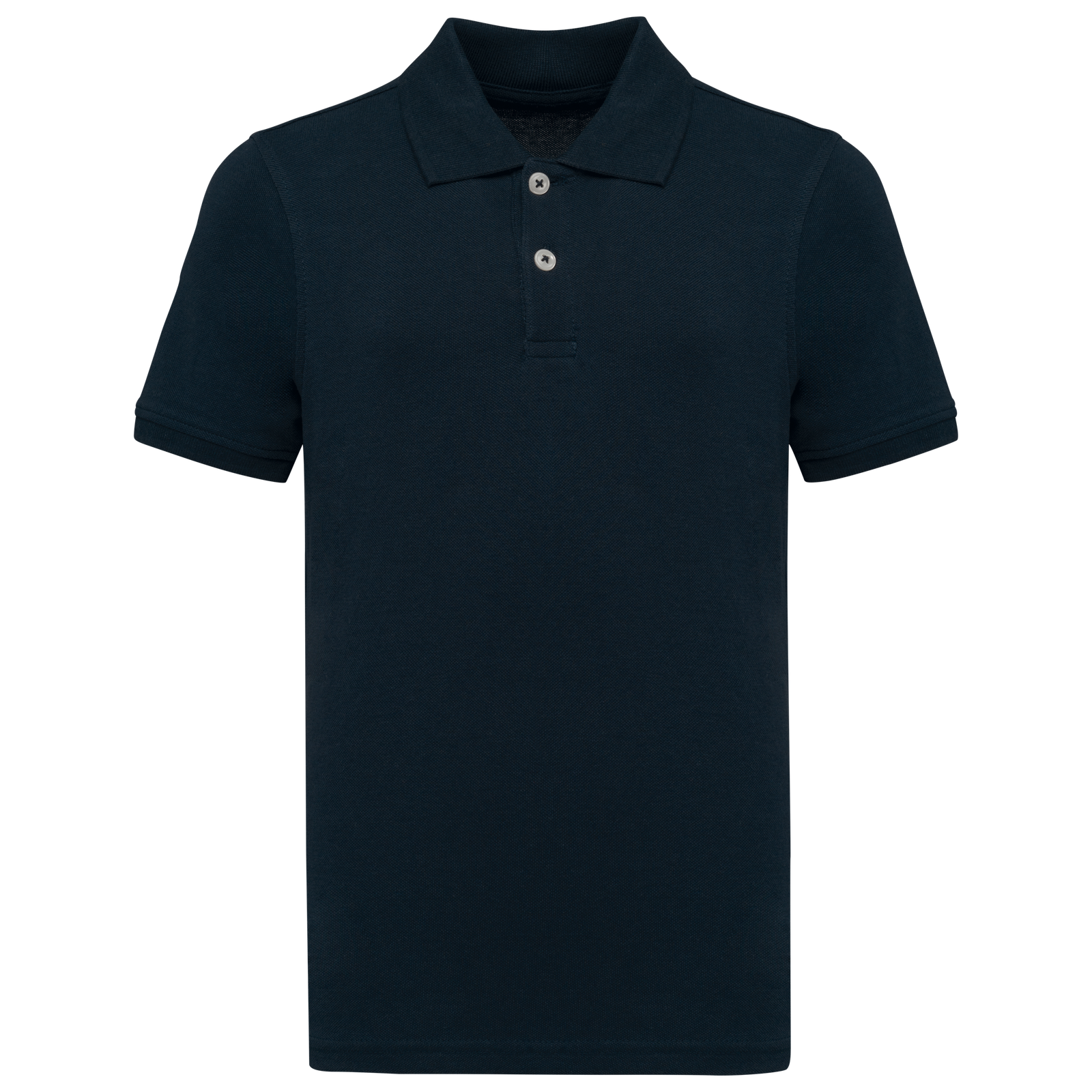 Polo manches courtes enfant — Vue de face - Navy