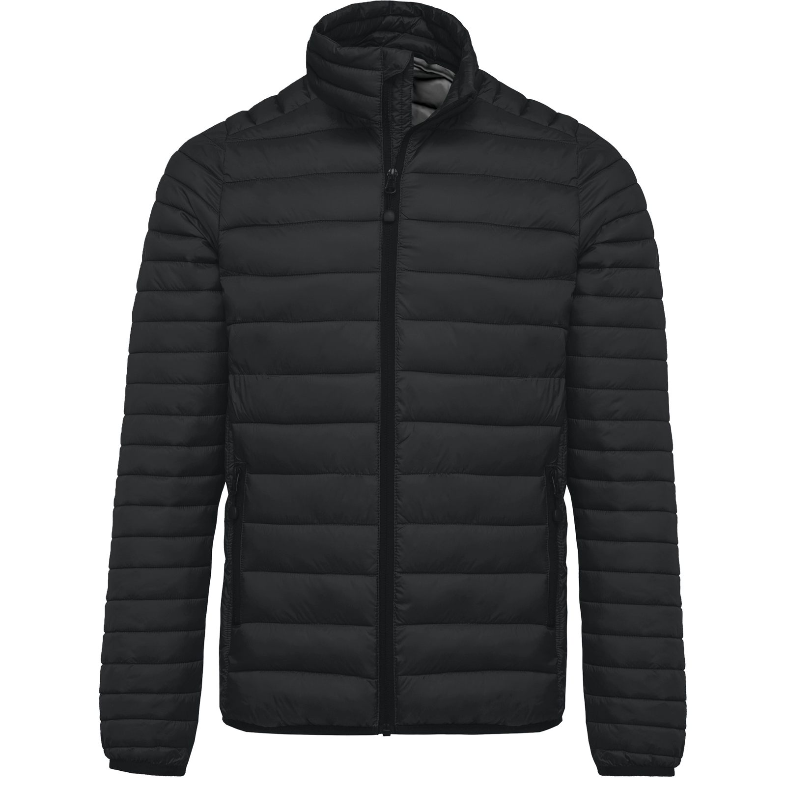 Doudoune légère homme — Vue de face - Black
