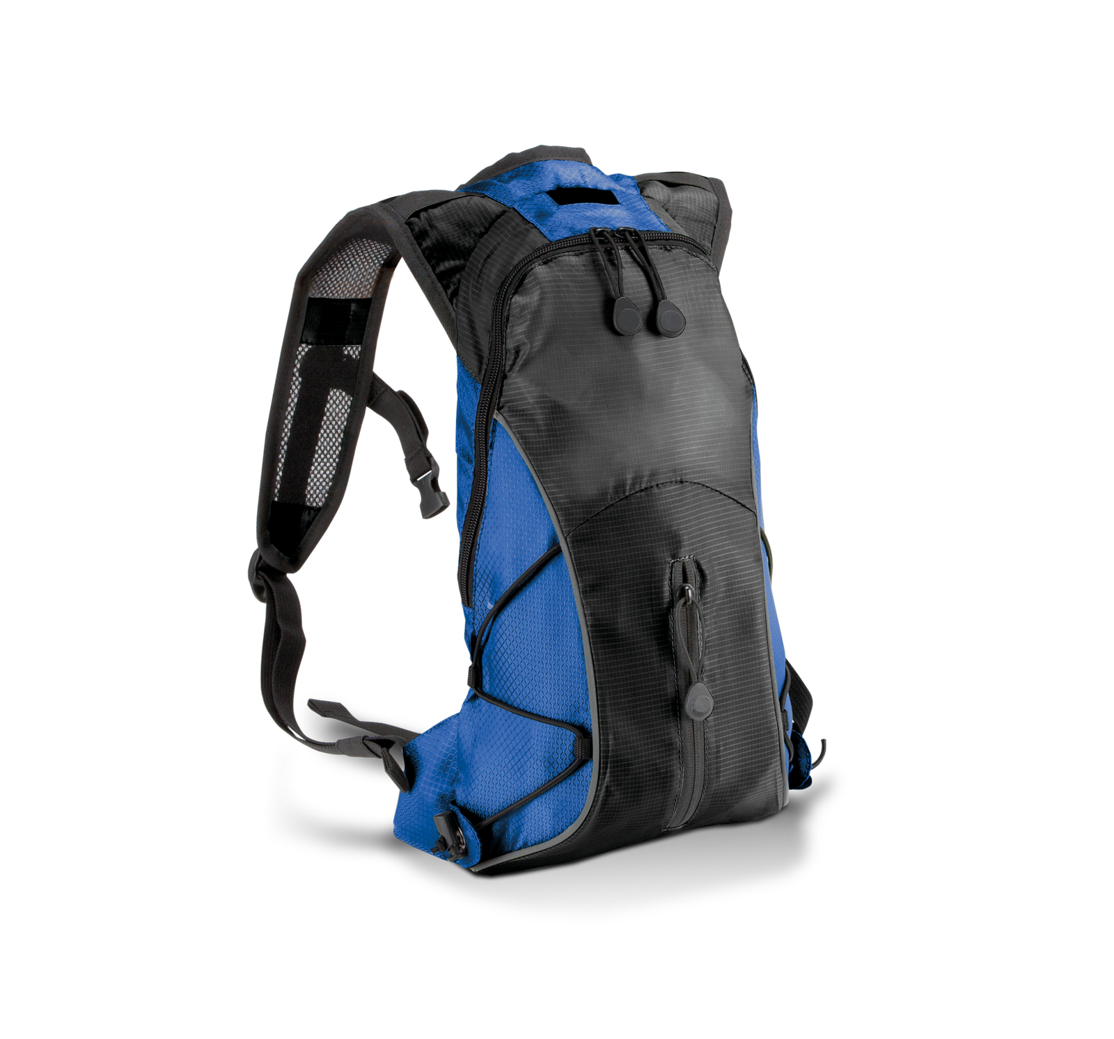Sac à dos porte-boisson — Vue de face - Black / Royal Blue