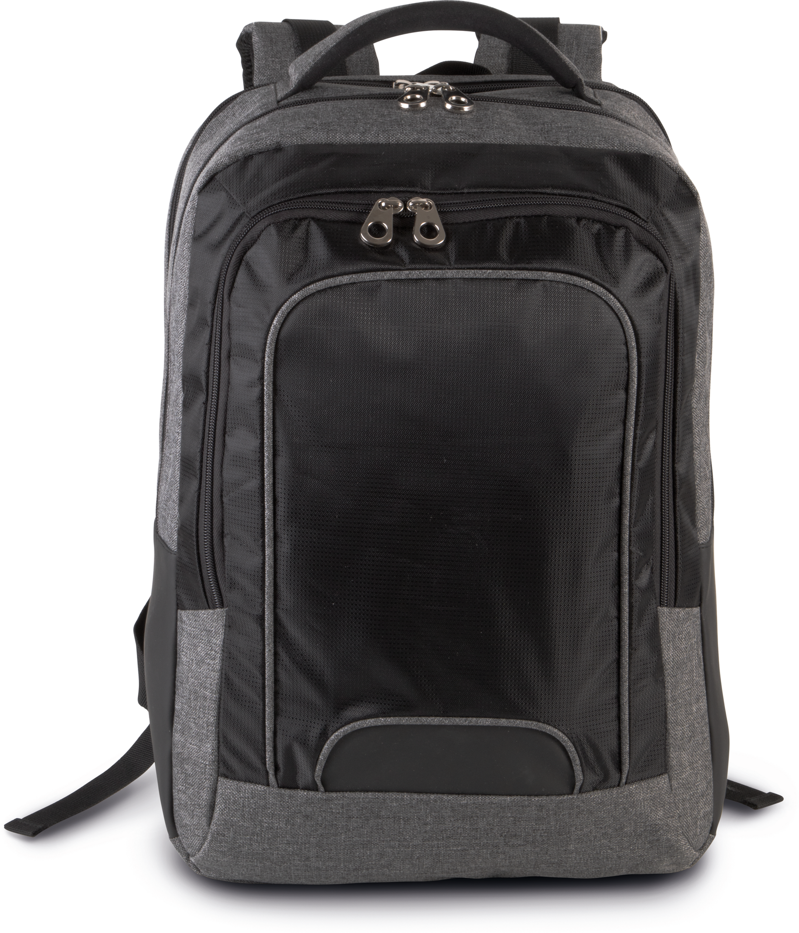 Sac à dos ordinateur business — Vue de face - Dark Grey Heather / Black