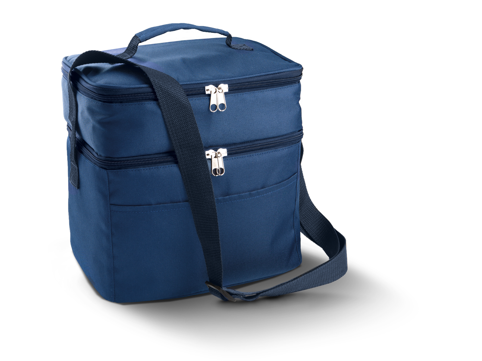 Sac isotherme double compartiment — Vue de face - Navy
