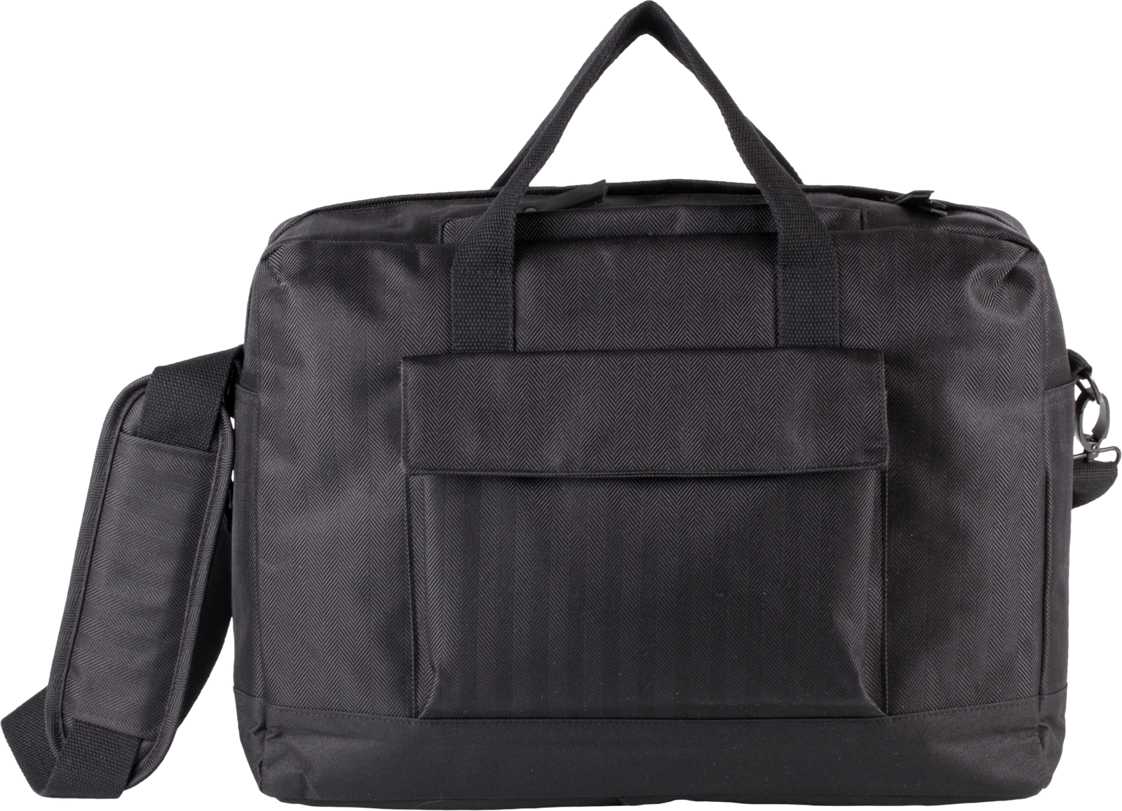 Sac porte-ordinateur — Vue de face - Black