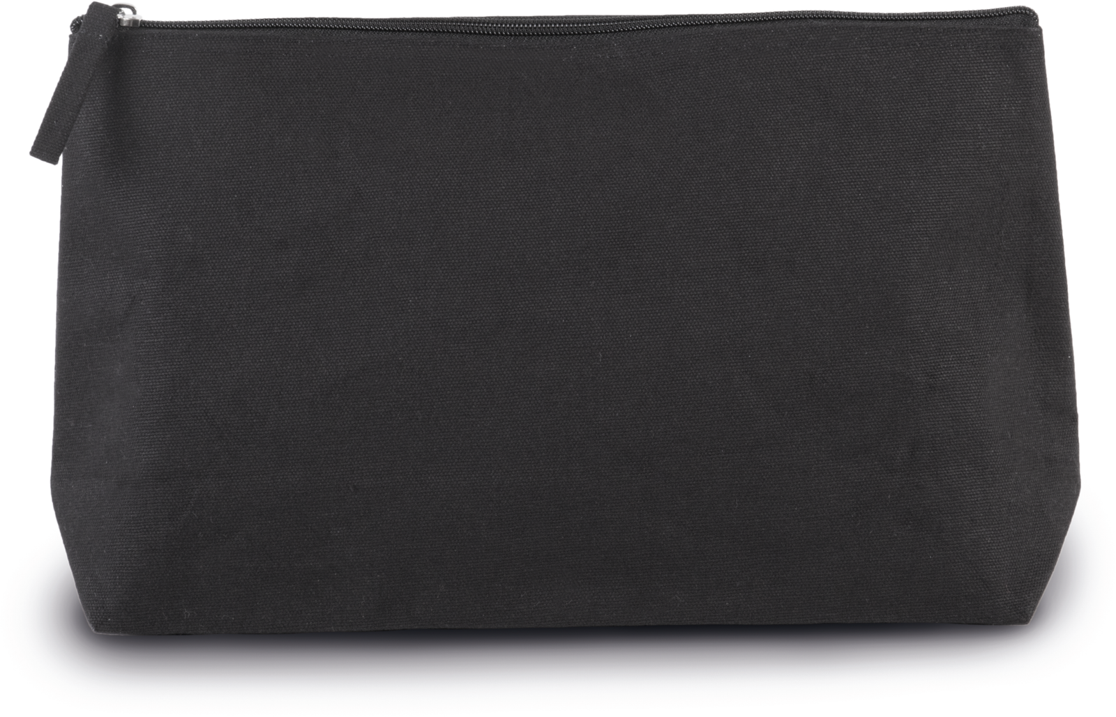 Trousse de toilette en coton — Vue de face - Black
