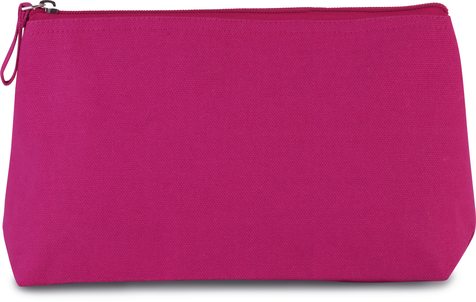 Trousse de toilette en coton — Vue de face - Fuchsia