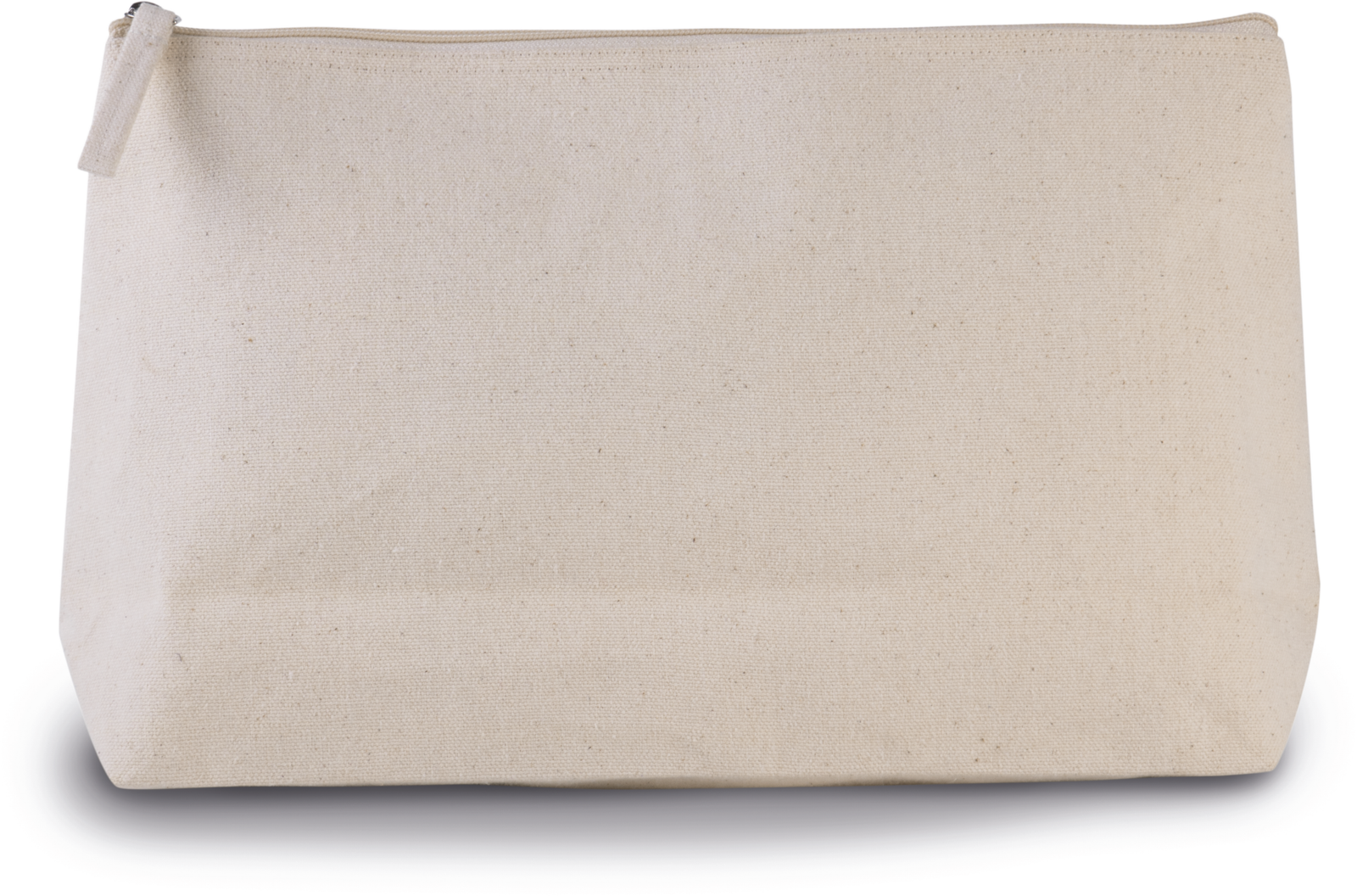 Trousse de toilette en coton — Vue de face - Natural