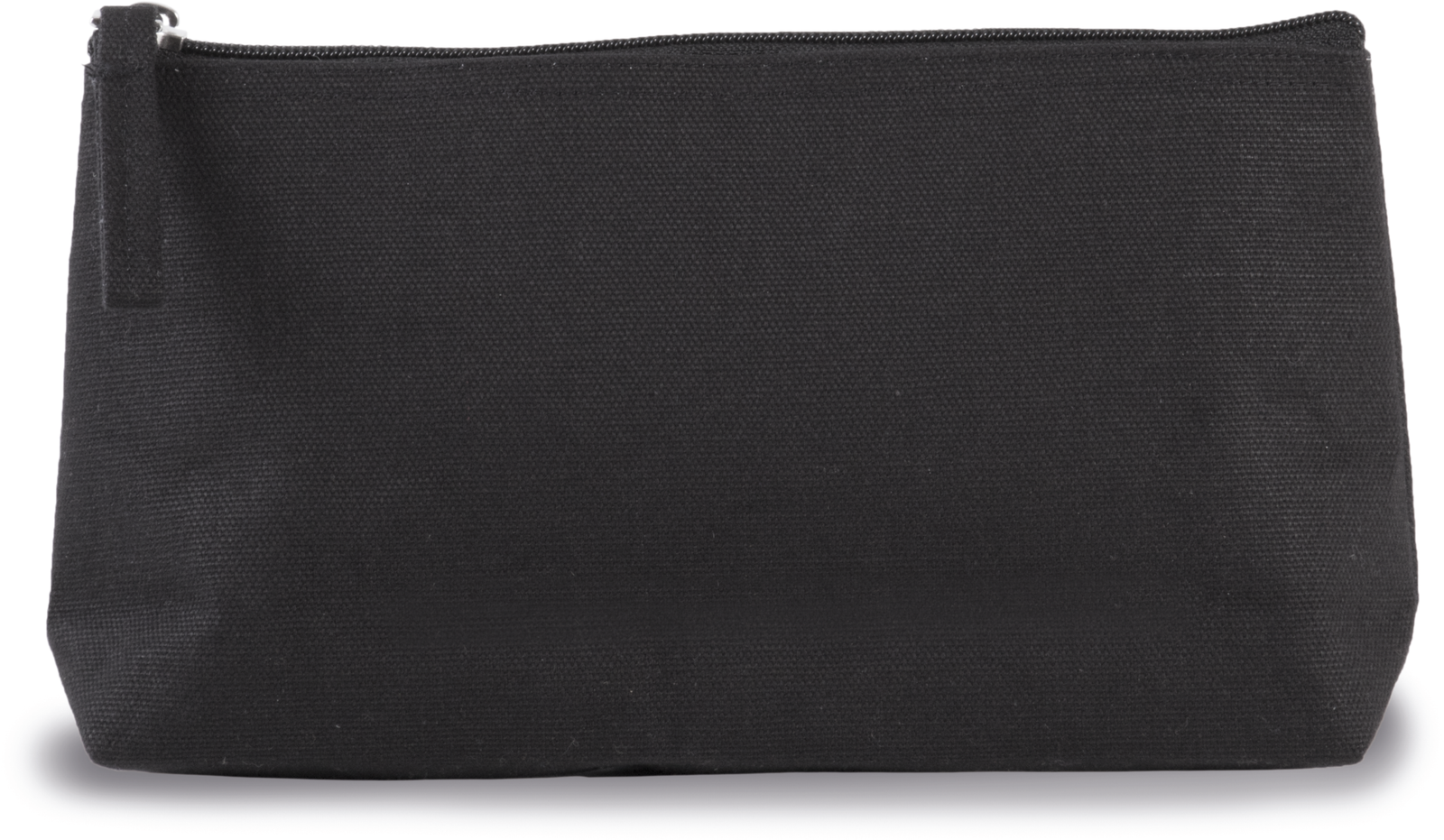 Trousse de toilette en coton — Vue de face - Black