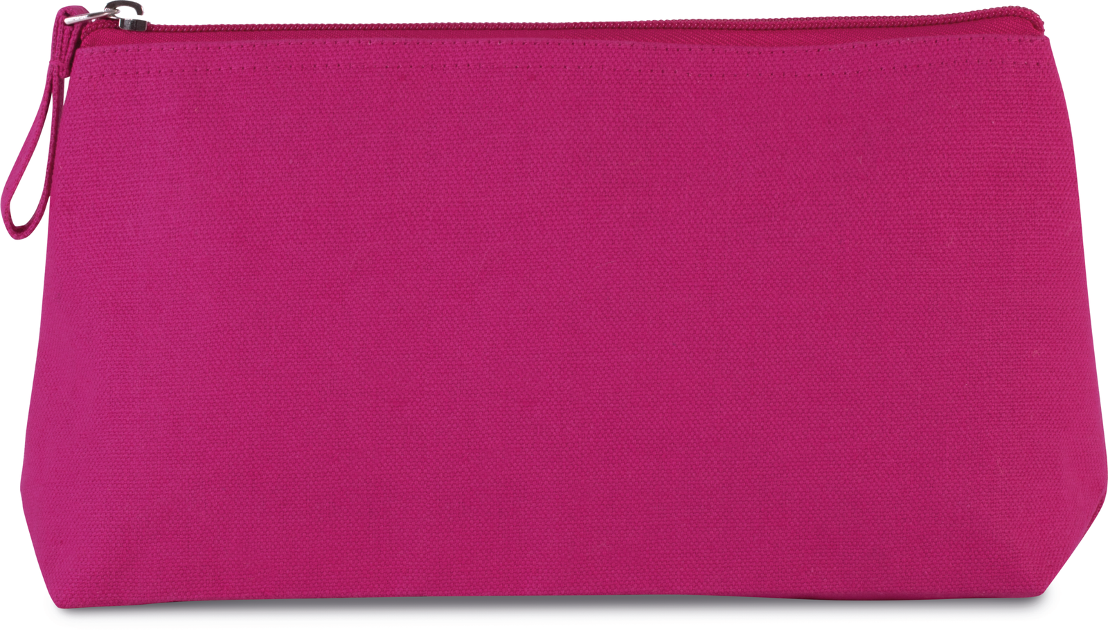 Trousse de toilette en coton — Vue de face - Fuchsia