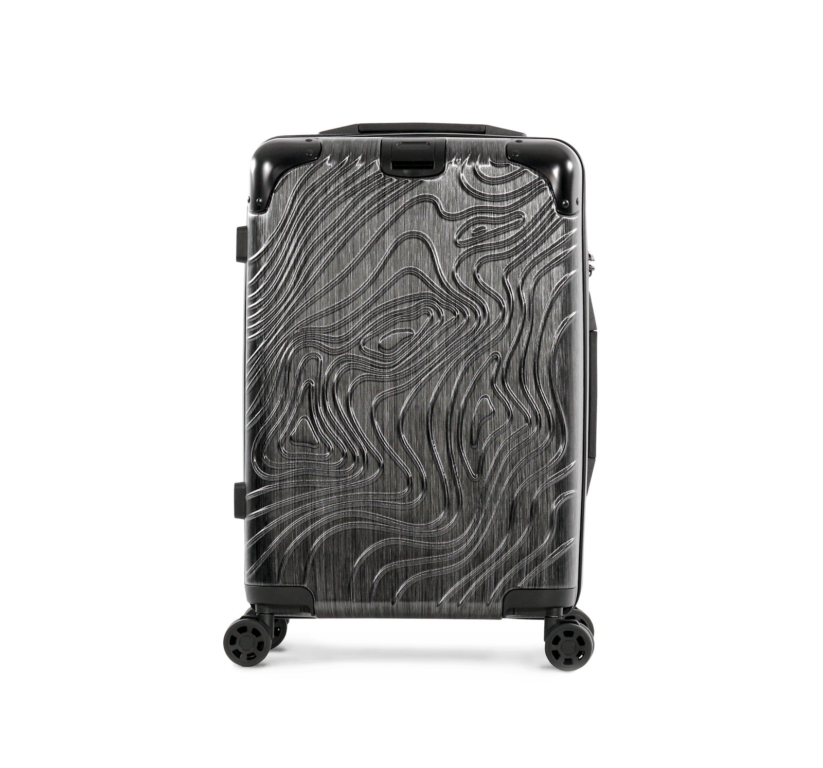 Trolley cabine à 4 roues multidirectionnelles — Vue de face - Black