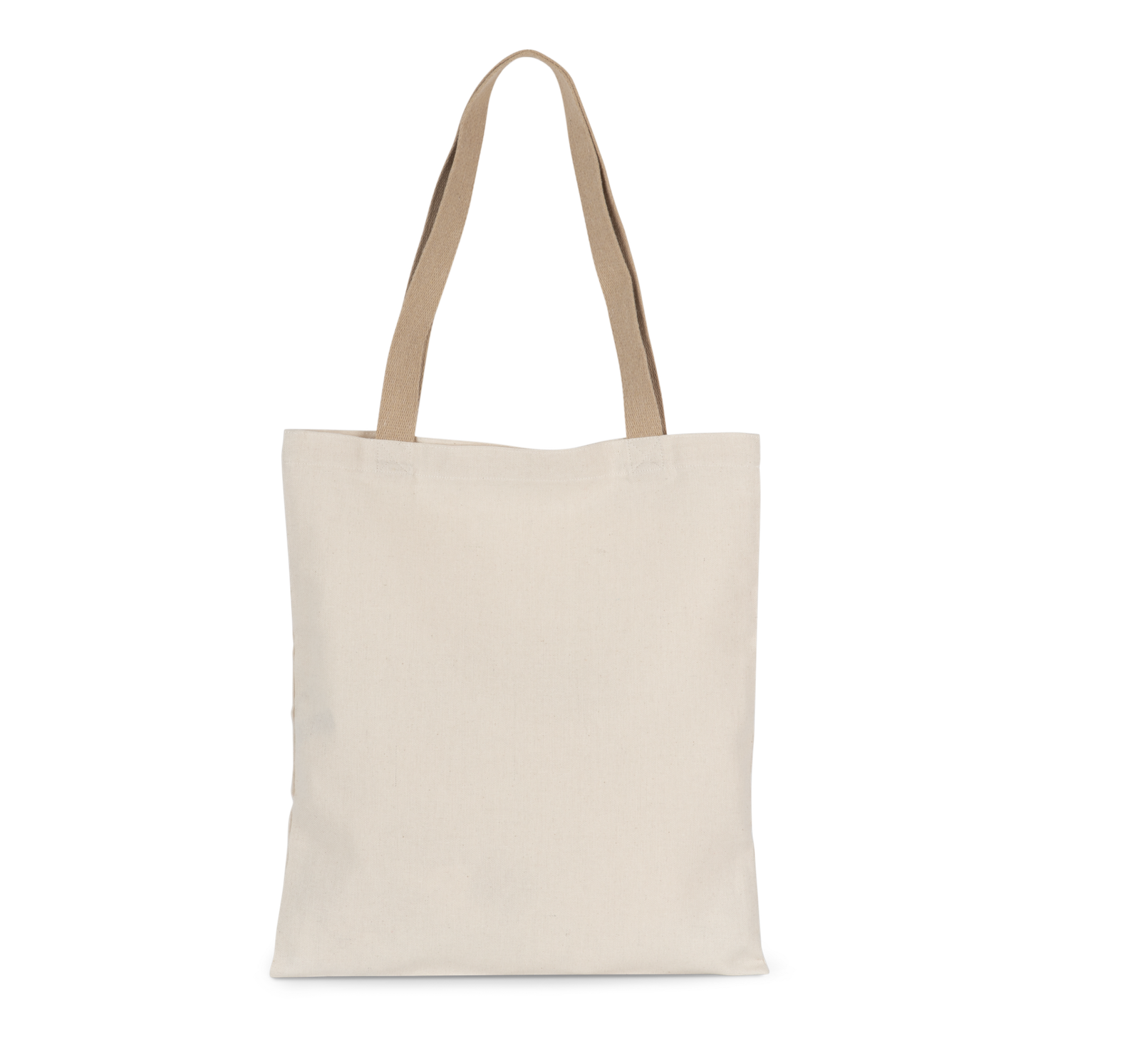 Sac shopping recyclé — Vue de face - Ecume / Hemp