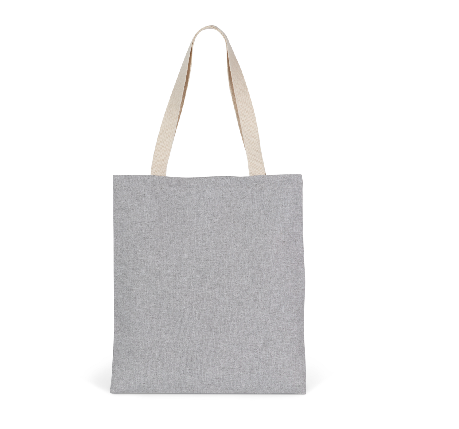 Sac shopping recyclé — Vue de face - Flint Grey / Ecume