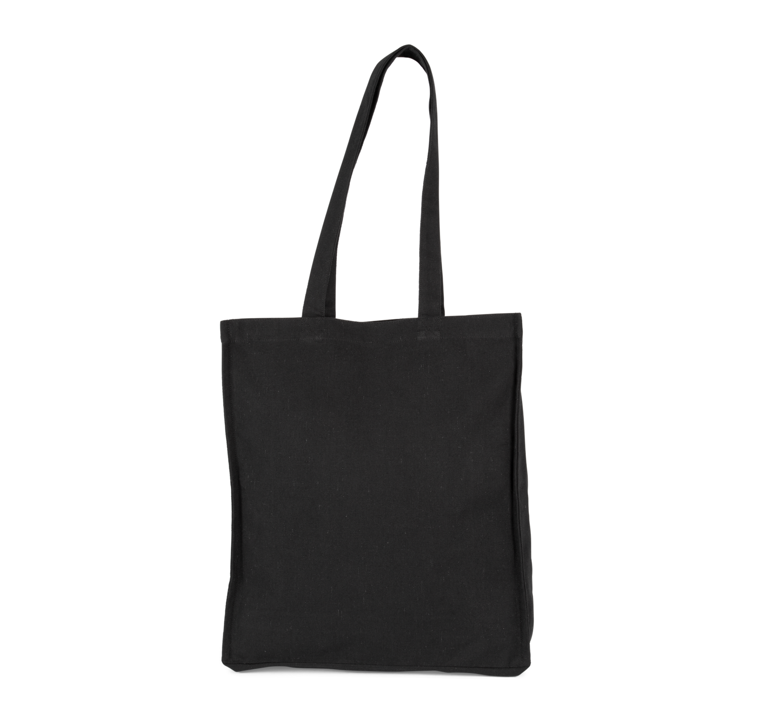 Sac shopping rectangulaire K-loop — Vue de face - Black Jhoot