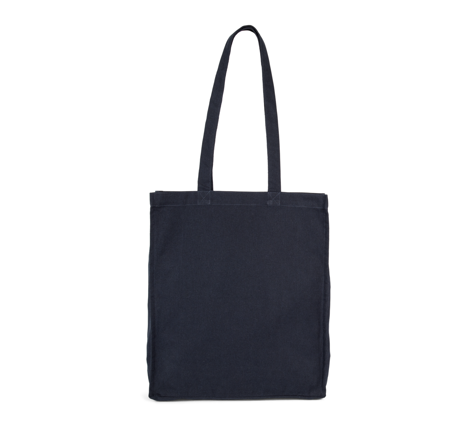 Sac shopping rectangulaire K-loop — Vue de face - Navy Blue Jhoot