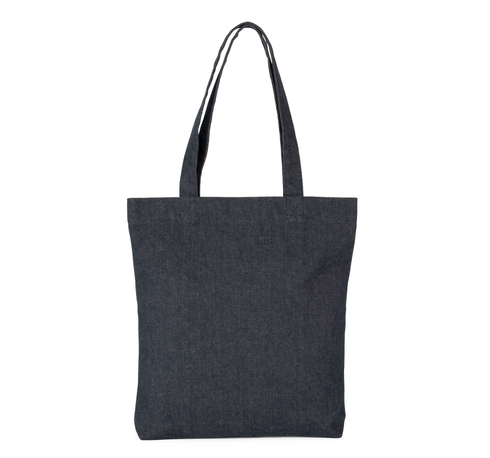 Sac shopping denim — Vue de face - Recycled Denim