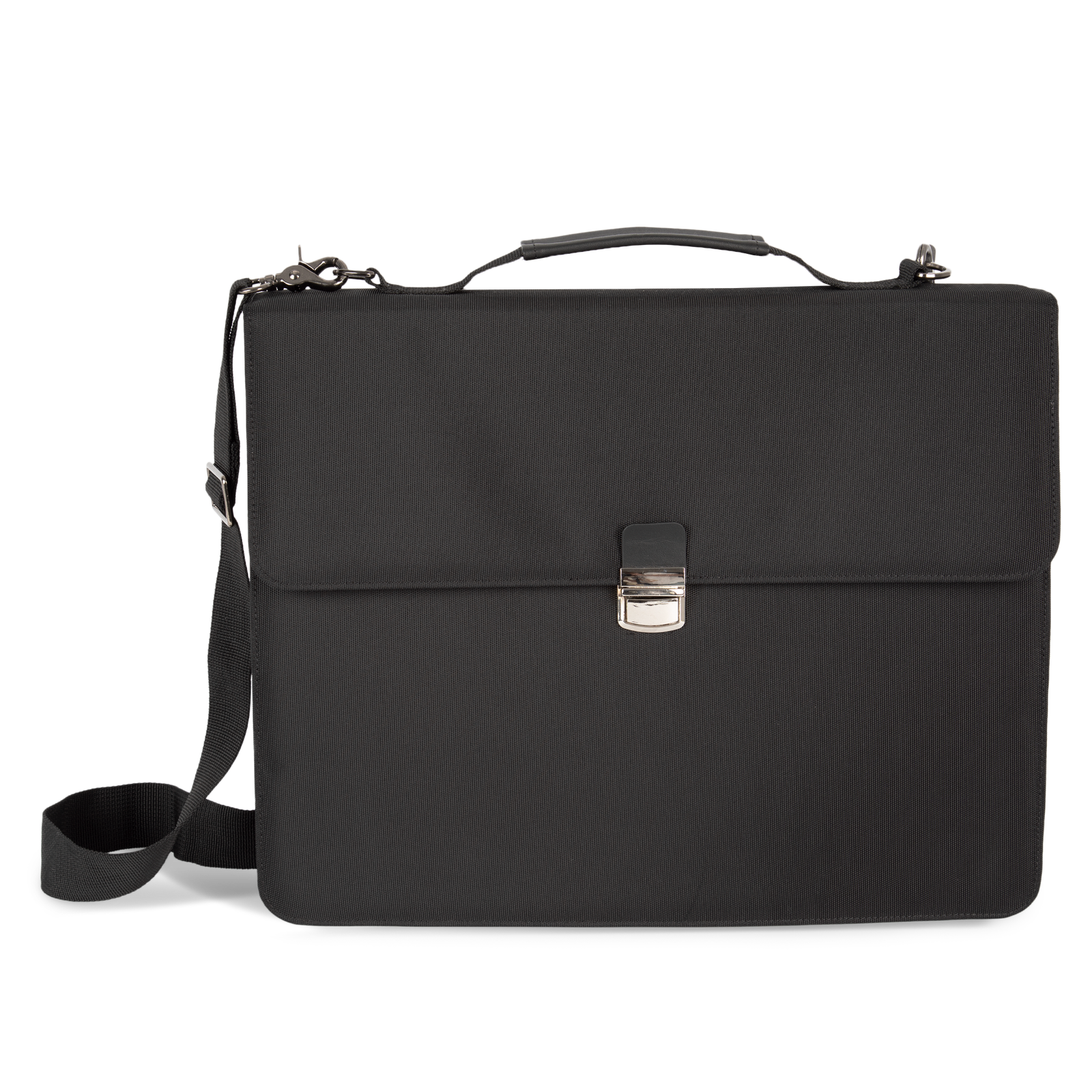 Sac porte-documents Kialma par K-loop — Vue de face - Black